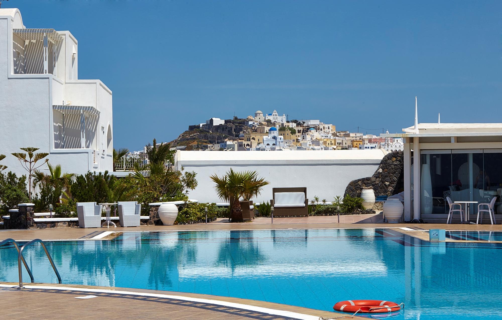 Orizontes Hotel Santorini Pýrgos Buitenkant foto