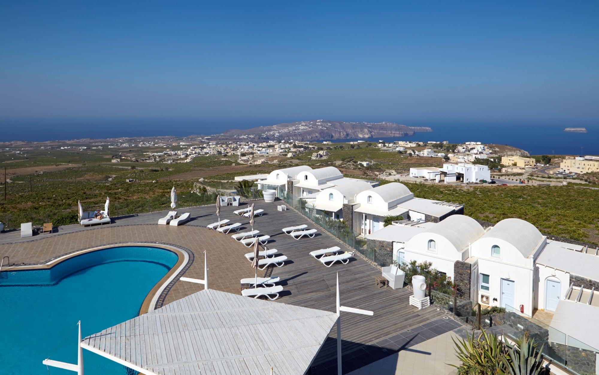 Orizontes Hotel Santorini Pýrgos Buitenkant foto