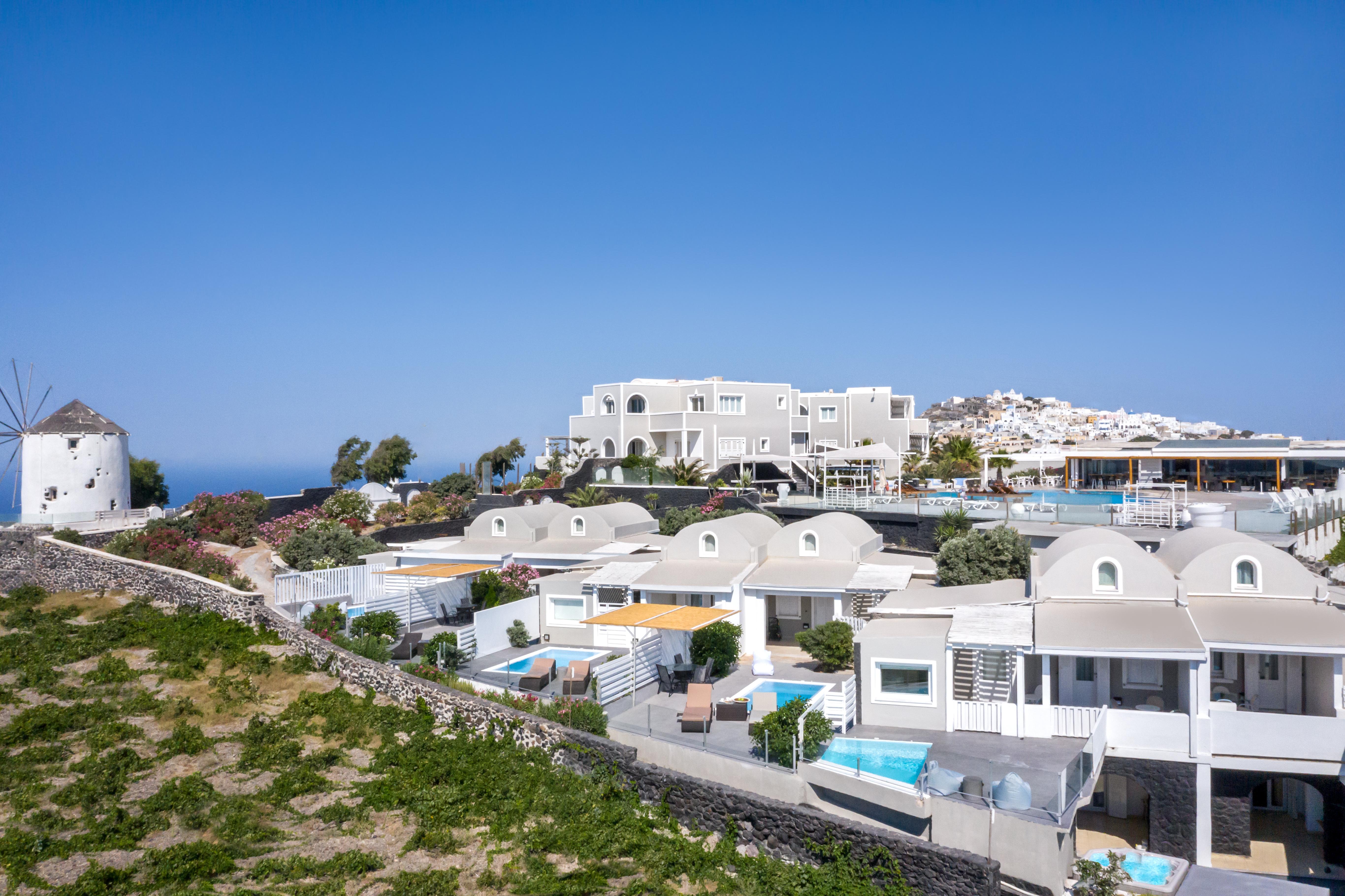 Orizontes Hotel Santorini Pýrgos Buitenkant foto