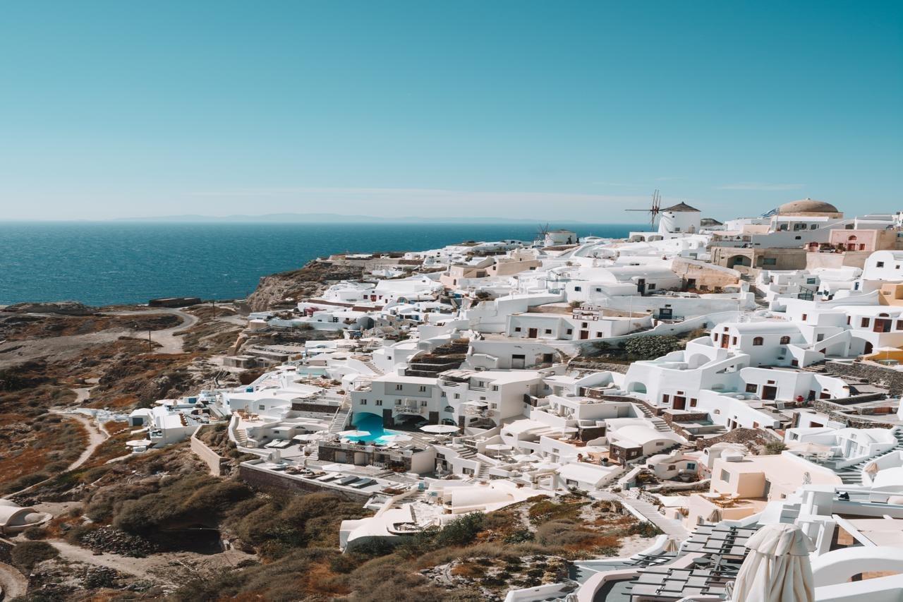 Orizontes Hotel Santorini Pýrgos Buitenkant foto