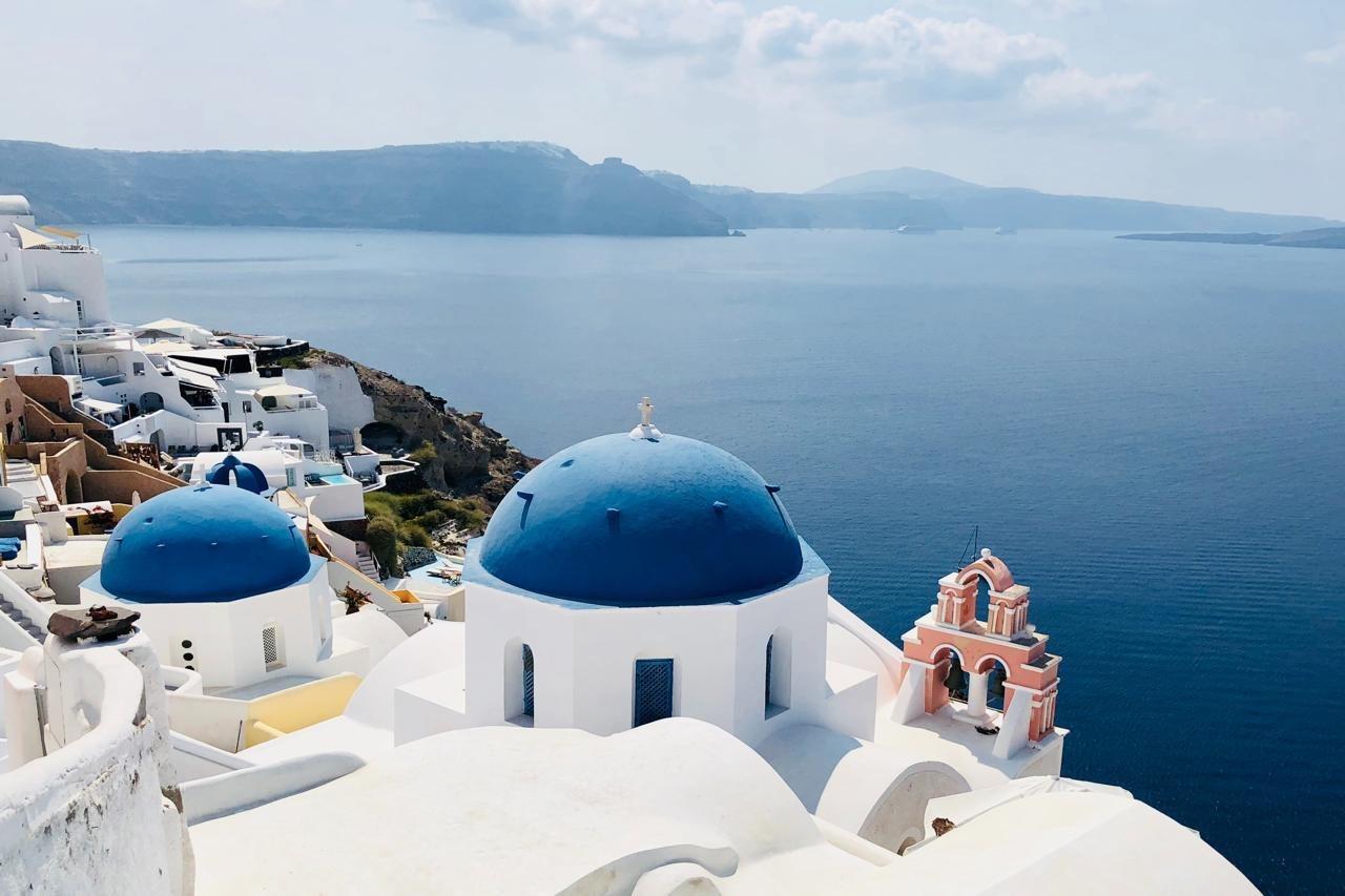 Orizontes Hotel Santorini Pýrgos Buitenkant foto