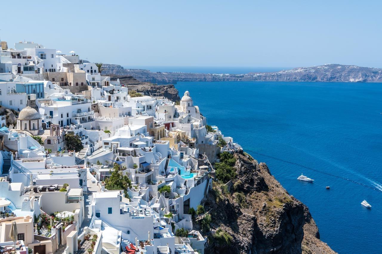 Orizontes Hotel Santorini Pýrgos Buitenkant foto