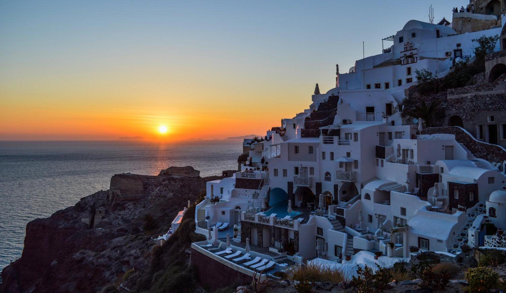 Orizontes Hotel Santorini Pýrgos Buitenkant foto