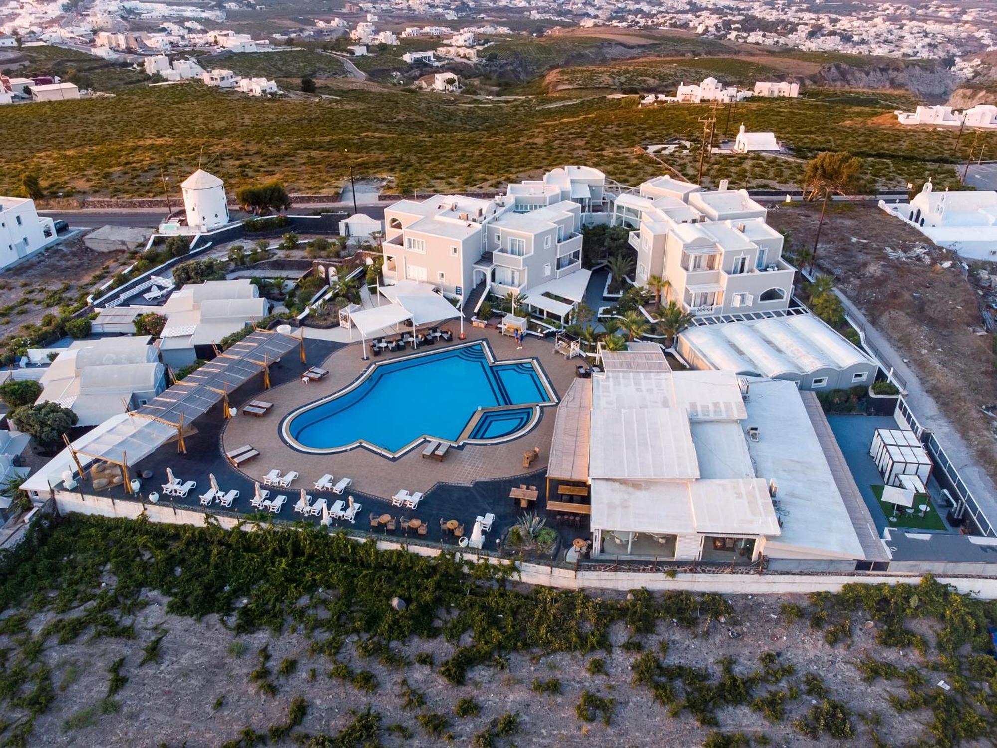 Orizontes Hotel Santorini Pýrgos Buitenkant foto